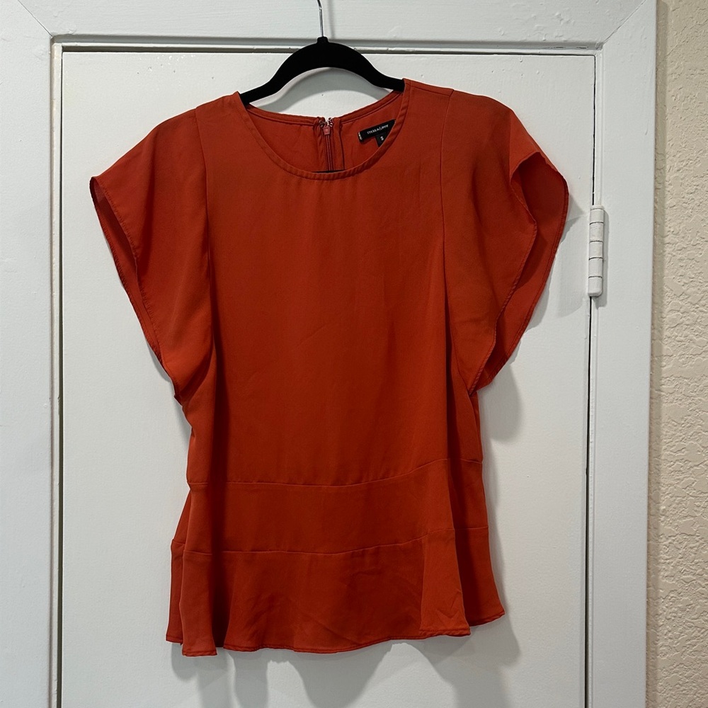 Stella & Dot Terracotta Blouse